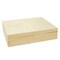 4 Pieces Unfinished Wood Panels for Painting, Blank Wooden Squares for Crafting, Art Pouring (11x14 In)